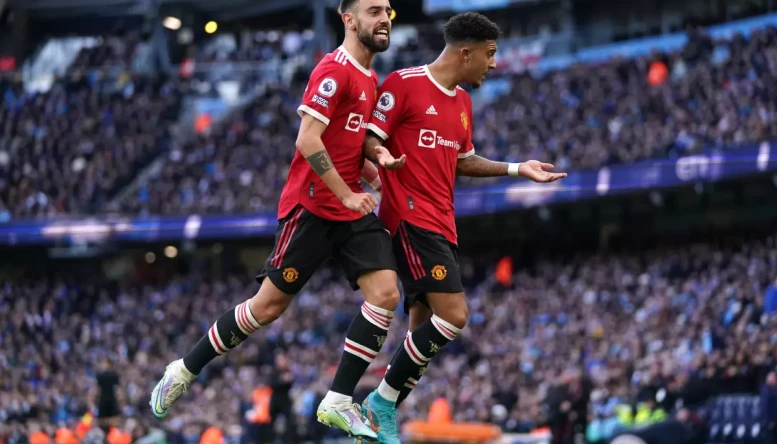 Bruno Fernandes and Jadon Sancho.