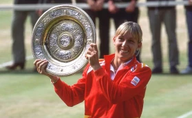 Martina Navratilova.