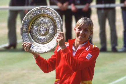 Martina Navratilova.