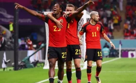 Michy Batshuayi netted his first tournament goal