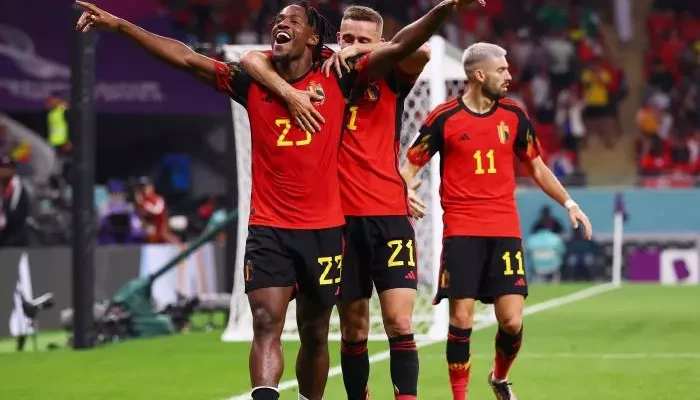 Michy Batshuayi netted his first tournament goal