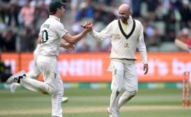 Nathan Lyon scalped nine wickets in the Test