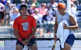 Nadal and Alcaraz are familiar faces to each other off of the tennis court
