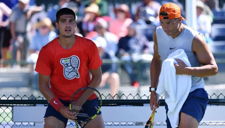 Nadal and Alcaraz are familiar faces to each other off of the tennis court
