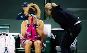 Naomi Osaka was brought to tears during her recent match
