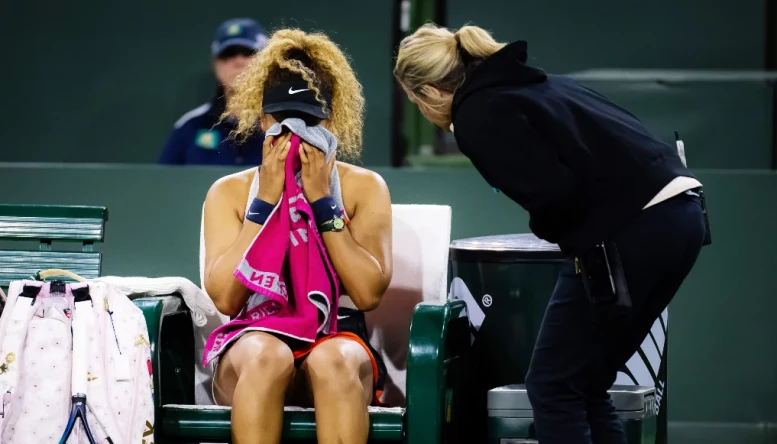 Naomi Osaka was brought to tears during her recent match