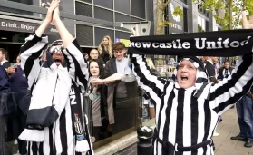 Newcastle fans.