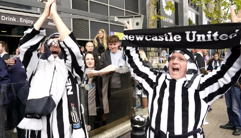 Newcastle fans.