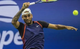 Nick Kyrgios secured a 6-3, 6-1 victory over Tseng Chun-Hsin of Taiwan