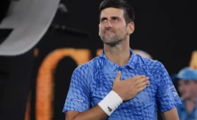 Novak Djokovic celebrated his return to Melbourne with victory