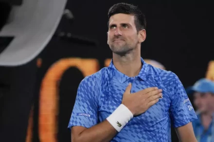 Novak Djokovic celebrated his return to Melbourne with victory