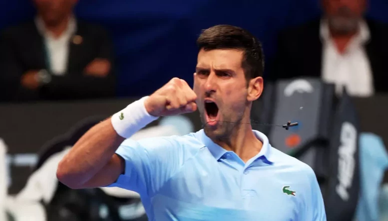 Novak Djokovic secured a straight set 6-4, 7-6(7-4) victory over World No. 3 Stefanos Tsitsipas