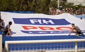 The FIH pro league championship banner
