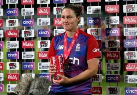 England's Player of the match : Nat Sciver