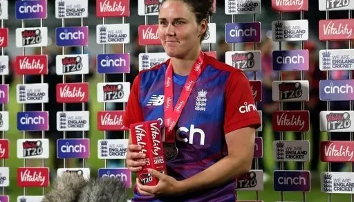 England's Player of the match : Nat Sciver