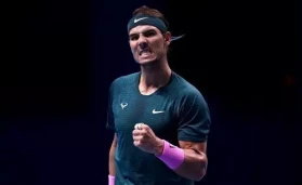 Defending Australian Open champion Rafael Nadal
