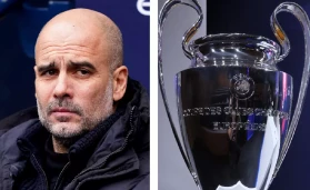 Pep Guardiola has his eyes on the Champions League trophy this season