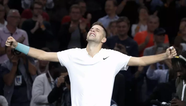 Serbian tennis player Filip Krajinovic enters his first ATP Tour final