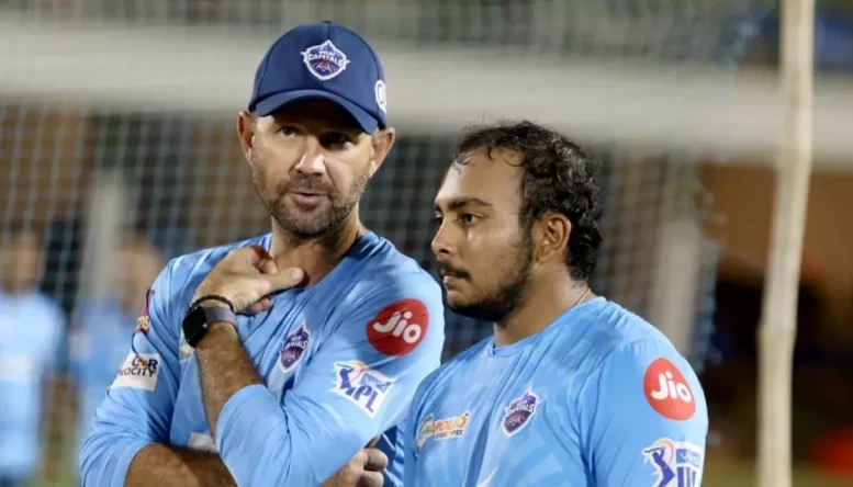 Ricky Ponting and Prithvi Shaw.