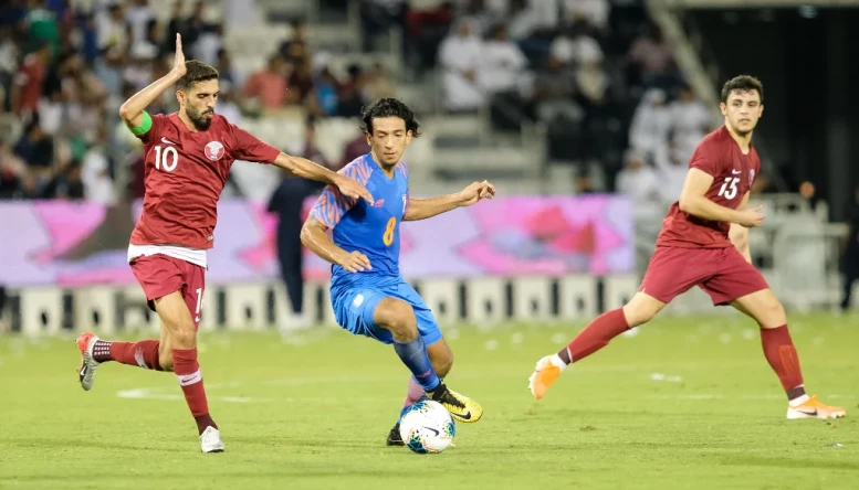 Sahal Abdul Samad in action for India in 2019