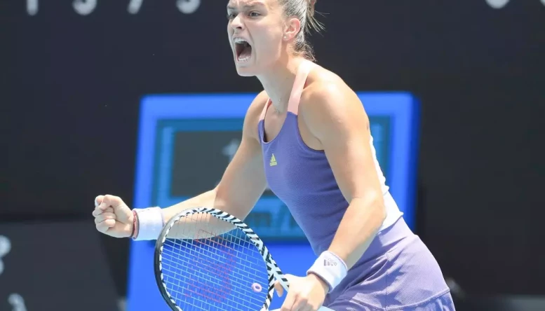 Maria Sakkari entered the women's singles semi-finals of the German Open