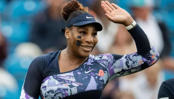 Serena Williams in round 2