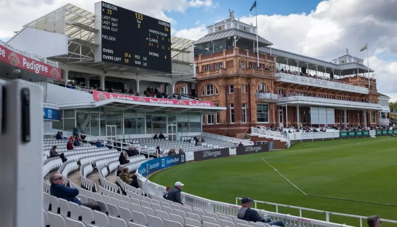 The Victorian Pavilion at Lord's cricket ground.