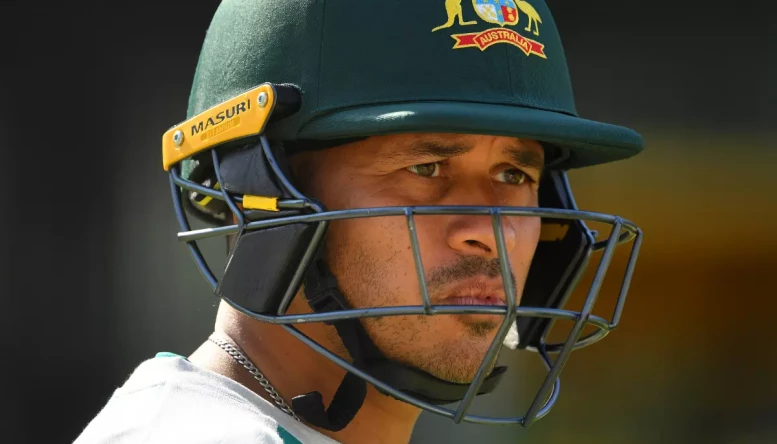 Captain Usman Khawaja notched a half-century for Brisbane Heat