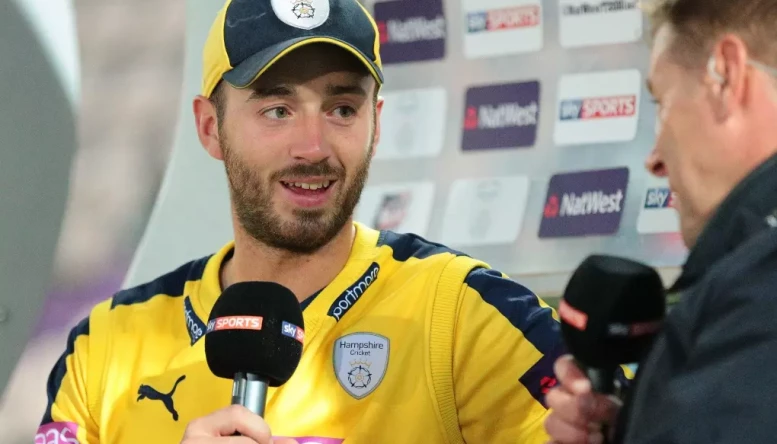 Hampshire Hawks skipper James Vince scored his third T20 century against Kent