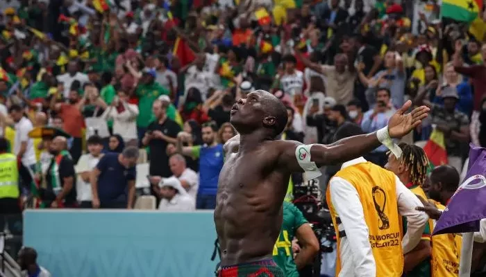 Aboubakar's superb header in the third minute of added time