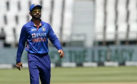 Virat Kohli during a match with South Africa in January