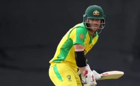 David warner: scored one fifty and one hundred in the three-match series against England