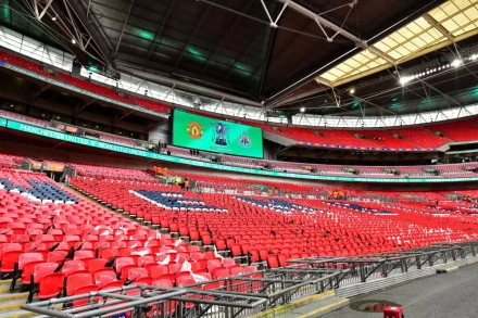 Wembley Stadium.