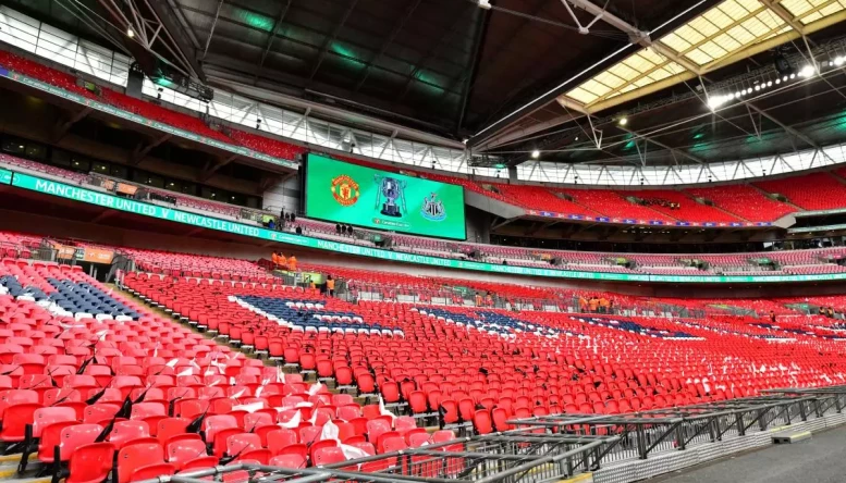 Wembley Stadium.