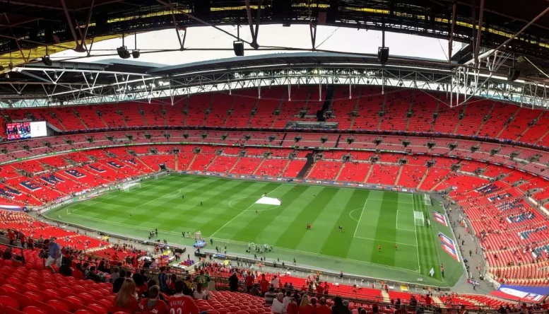 Wembley Stadium.