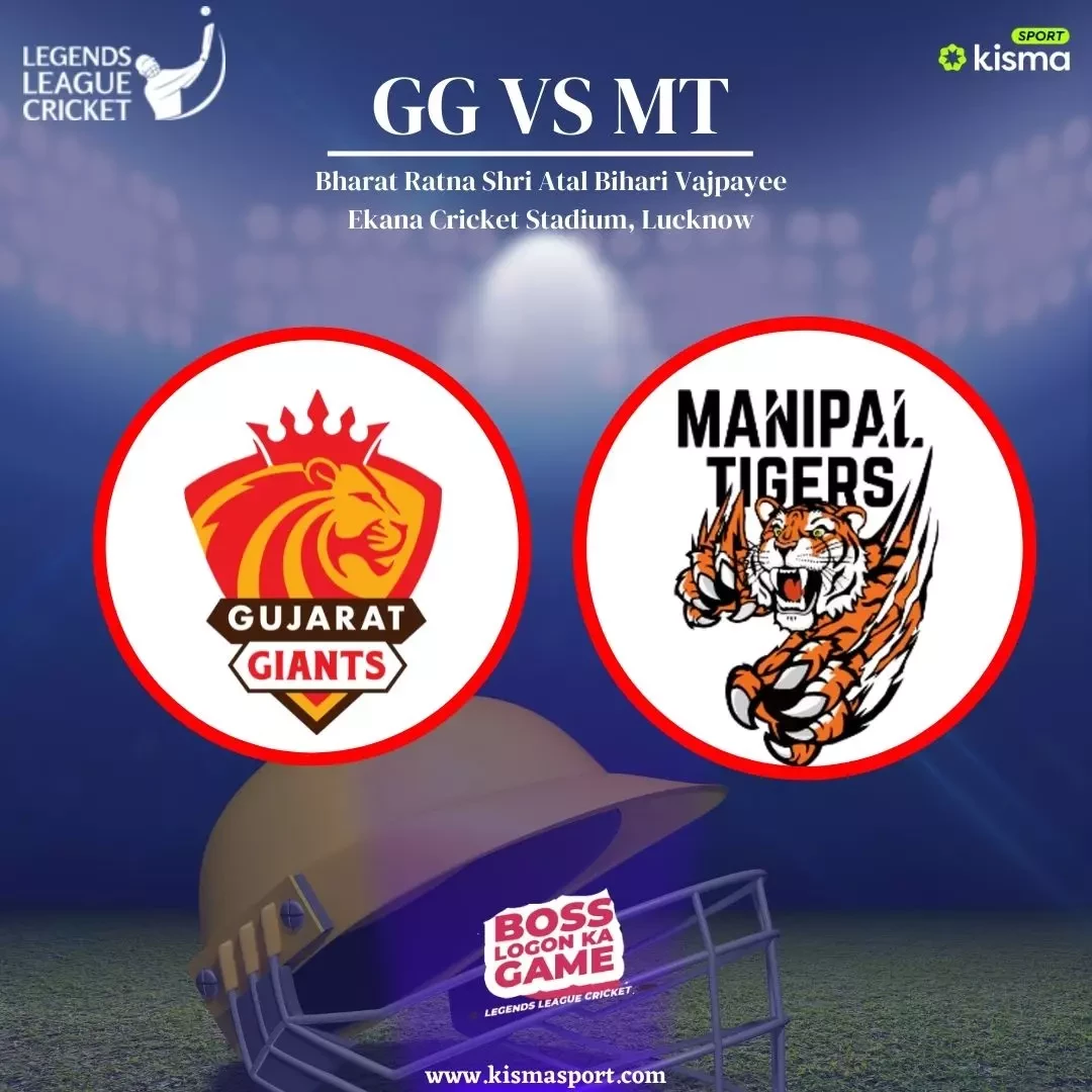 Legends League Cricket Gujarat Giants Vs Manipal Tigers Match Predictions And Tips