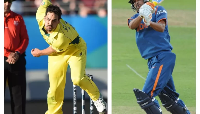 Mitchell Johnson VS Yusuf Pathan